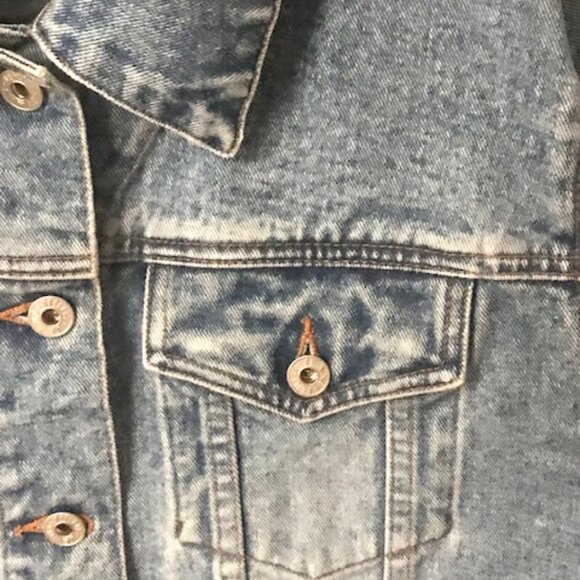 REFLECT JEANS VINTAGE 1990s CASUAL MEDIUM-WASH DENIM JEAN JACKET WOMEN'S SIZE XL - Picture 6 of 11